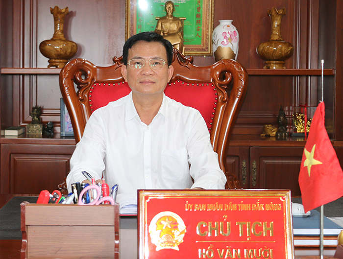 Chủ tịch UBND tỉnh Đắk Nông Hồ Văn Mười